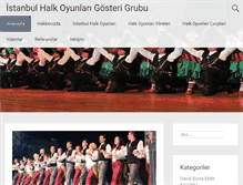 Tablet Screenshot of folklorekibi.com